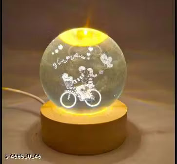 Galaxy Crystal Ball Night Lamp,Creative Engraved Crystal Ball Night Light Night Lamp