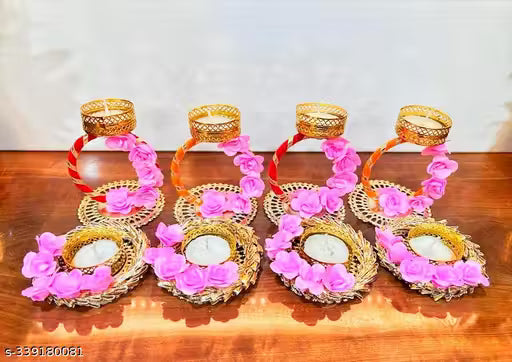 latest tealight decor diyas for diwali decoration unique and trendy home decoration and worship temple diyas ₹351 ₹368  5% off